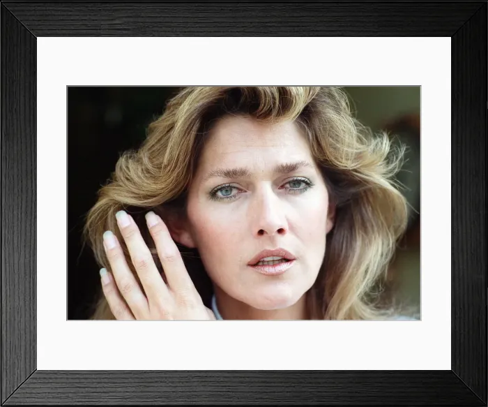 Framed Print : Caroline Tula Cossey, a model who is a transgender women Framed Print : Caroline Tula Cossey, a model who is a transgender women