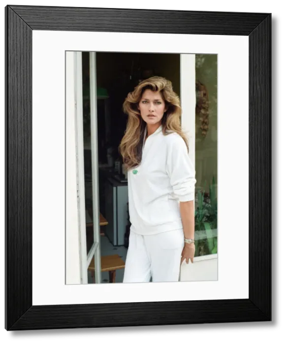 Framed Print : Caroline Tula Cossey, a model who is a transgender women Framed Print : Caroline Tula Cossey, a model who is a transgender women