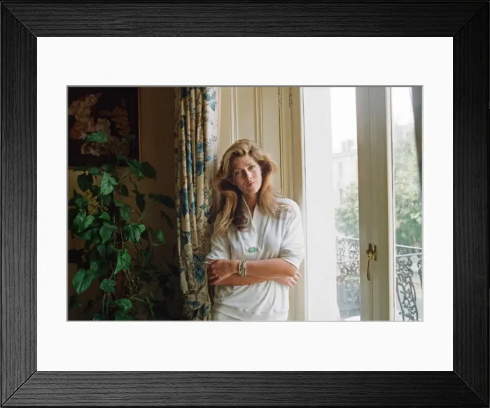 Framed Print : Caroline Tula Cossey, a model who is a transgender women Framed Print : Caroline Tula Cossey, a model who is a transgender women