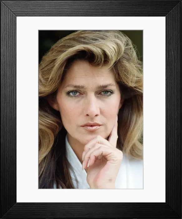 Framed Print : Caroline Tula Cossey, a model who is a transgender women Framed Print : Caroline Tula Cossey, a model who is a transgender women