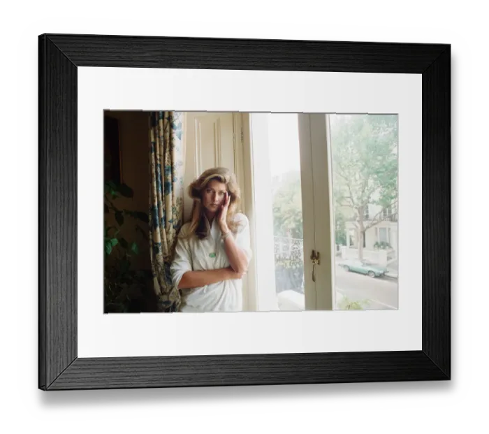 Framed Print : Caroline Tula Cossey, a model who is a transgender women Framed Print : Caroline Tula Cossey, a model who is a transgender women