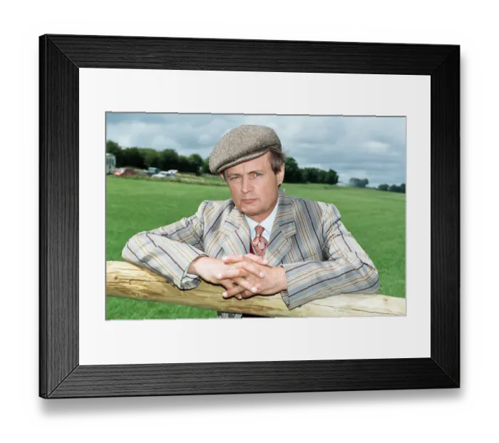 Framed Print : David McCallum at a photocall for BBC series Trainer. 16th July 1991 Framed Print : David McCallum at a photocall for BBC series Trainer. 16th July 1991