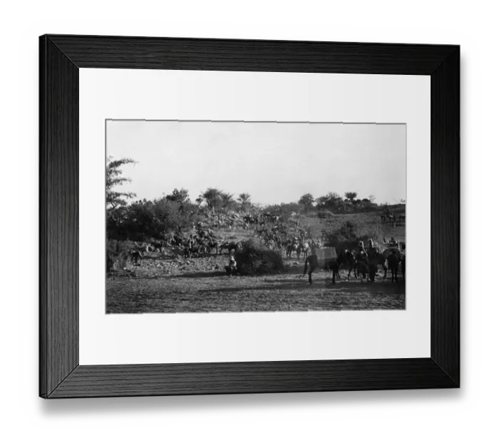 Framed Print : Abyssinian War October 1935 Italian soldiers resting before advancing on the Adowa