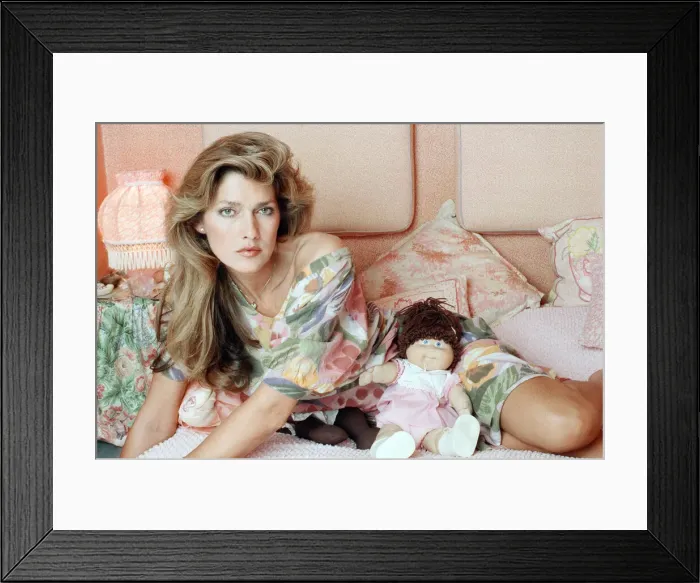 Framed Print : Caroline Tula Cossey, a model who is a transgender women Framed Print : Caroline Tula Cossey, a model who is a transgender women