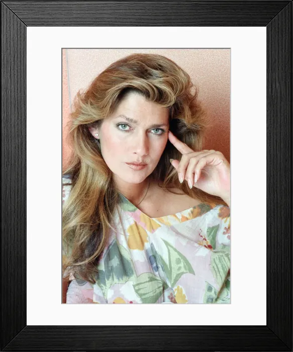 Framed Print : Caroline Tula Cossey, a model who is a transgender women