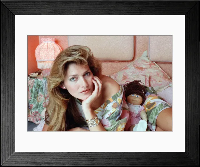 Framed Print : Caroline Tula Cossey, a model who is a transgender women