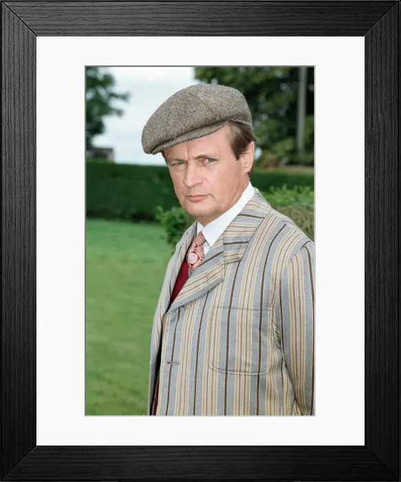 Framed Print : David McCallum at a photocall for BBC series Trainer. 16th July 1991
