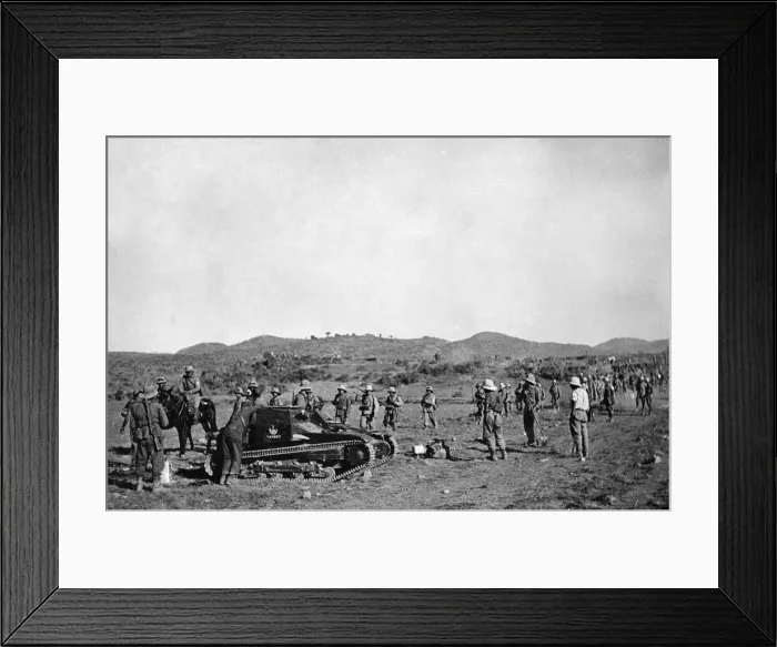 Framed Print : Abyssinian War October 1935 Italian troops advancing on the Adowa front Framed Print : Abyssinian War October 1935 Italian troops advancing on the Adowa front