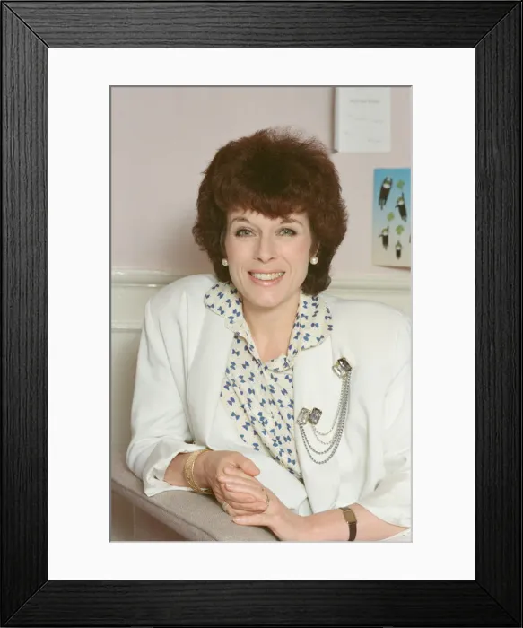 Framed Print : Jill Gascoine. Television actress, best known for her role as Detective Inspector Maggie Framed Print : Jill Gascoine. Television actress, best known for her role as Detective Inspector Maggie