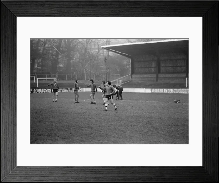 Framed Print : Darlington Football Club. 1973 Framed Print : Darlington Football Club. 1973