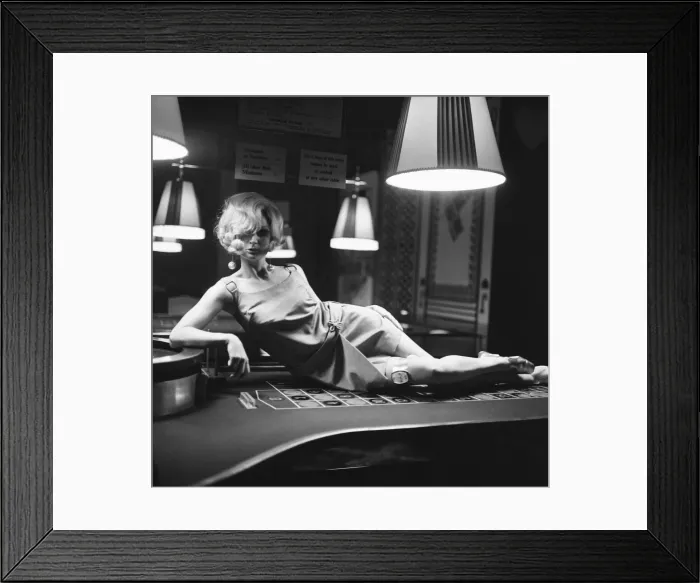 Framed Print : The Avengers Line, Fashion Show at The Palm Beach Casino, London, 4th January 1967