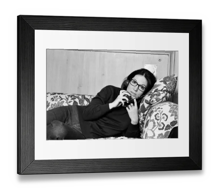 Framed Print : International Greek singer Nana Mouskouri. 25th January 1979