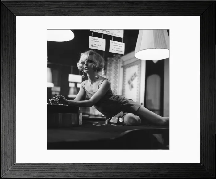 Framed Print : The Avengers Line, Fashion Show at The Palm Beach Casino, London, 4th January 1967