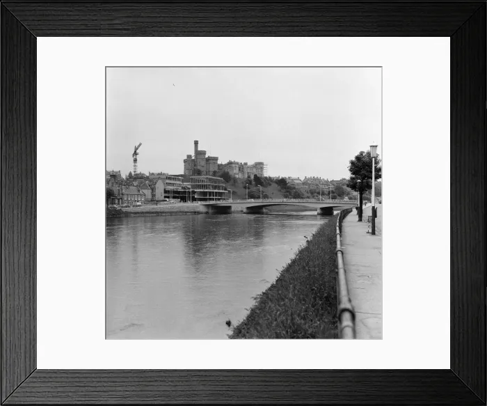 Framed Print : River Ness in Inverness, Inverness-shire. 17th June 1964 Framed Print : River Ness in Inverness, Inverness-shire. 17th June 1964