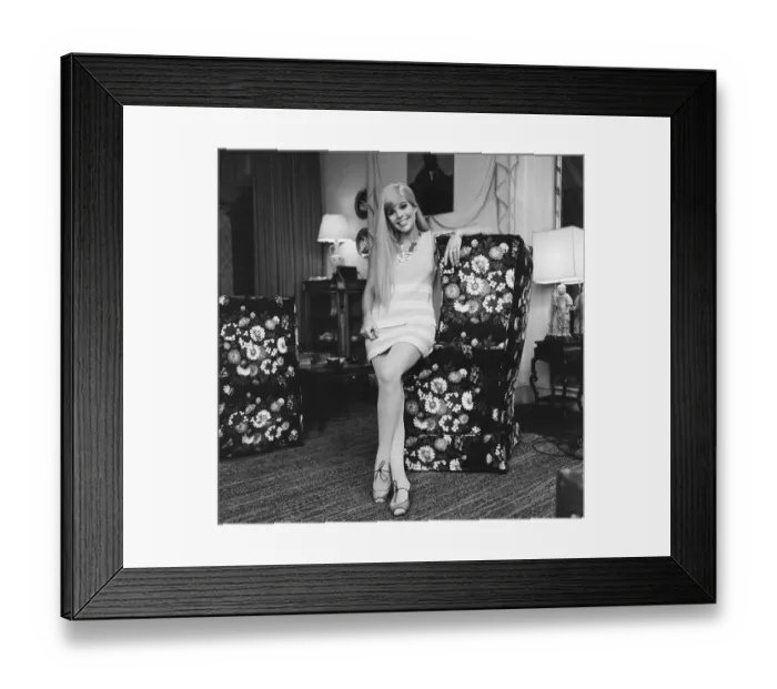 Framed Print : Viviane Ventura, columbian actress, aged 20 years old, pictured 11th November 1966 Framed Print : Viviane Ventura, columbian actress, aged 20 years old, pictured 11th November 1966