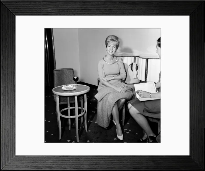 Framed Print : Debbie Reynolds, who stars in MGMs How The West Was Won