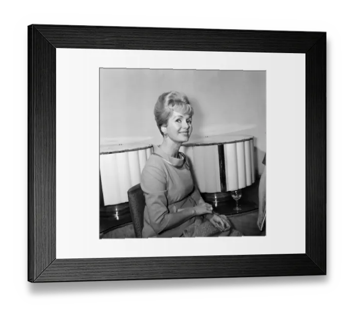 Framed Print : Debbie Reynolds, who stars in MGMs How The West Was Won