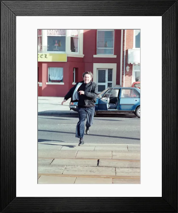 Framed Print : The cast of Coronation Street filming scenes for death of Alan Bradley Framed Print : The cast of Coronation Street filming scenes for death of Alan Bradley