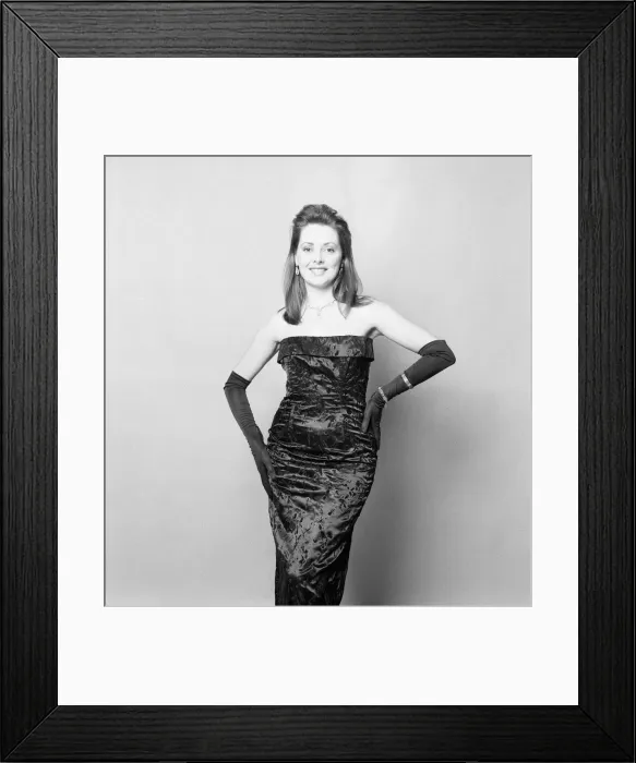 Framed Print : Carol Vorderman, Game Show Co-Host, Studio Pix, 22nd December 1987. Aged 26 years old Framed Print : Carol Vorderman, Game Show Co-Host, Studio Pix, 22nd December 1987. Aged 26 years old