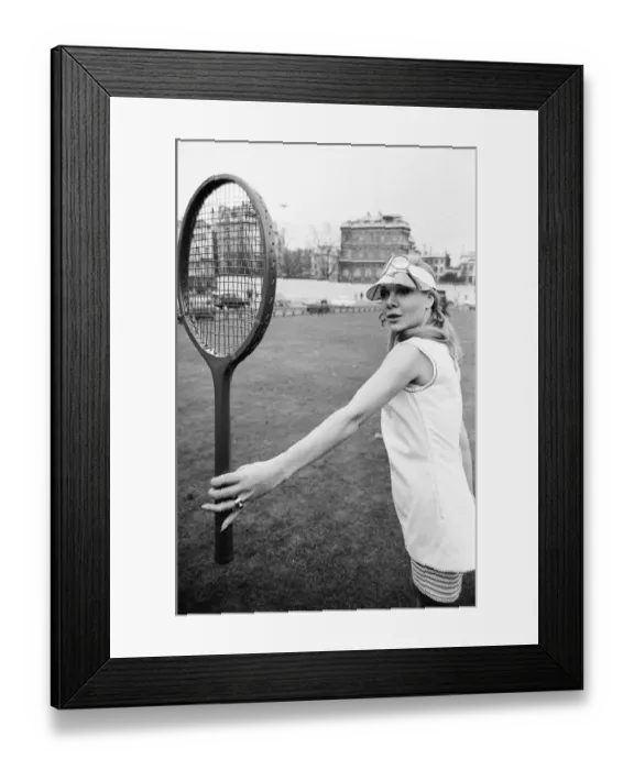 Framed Print : Ted Tinling designed 1967 Tennis Wear Fashion Collection, London, 5th January 1967