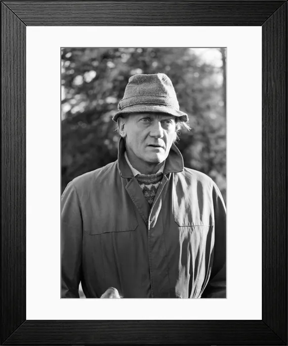 Framed Print : Michael Heseltine, pictured at his home. A few days earlier he resigned as Secretary of Framed Print : Michael Heseltine, pictured at his home. A few days earlier he resigned as Secretary of