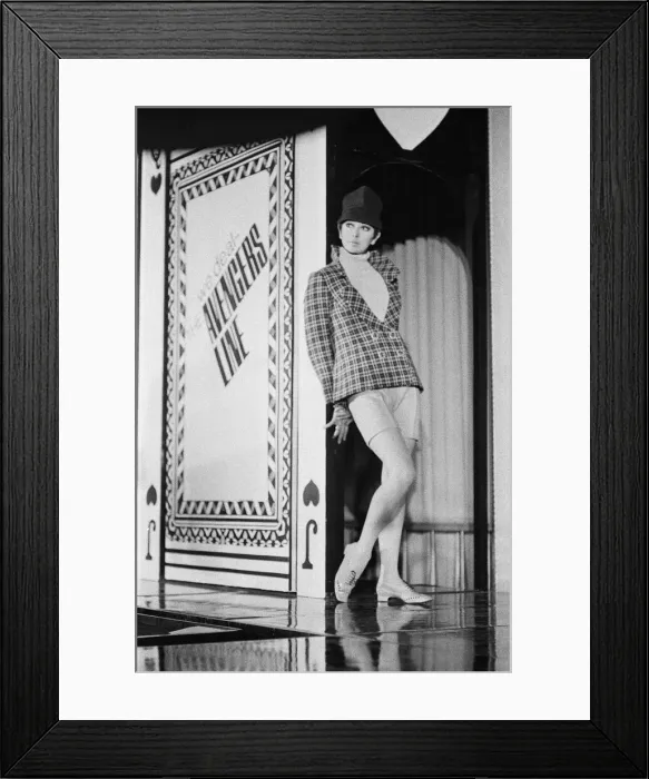 Framed Print : The Avengers Line, Fashion Show at The Palm Beach Casino, London, 4th January 1967 Framed Print : The Avengers Line, Fashion Show at The Palm Beach Casino, London, 4th January 1967