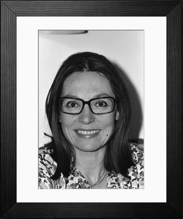 Framed Print : Greek singer Nana Mouskouri. 9th March 1979 Framed Print : Greek singer Nana Mouskouri. 9th March 1979