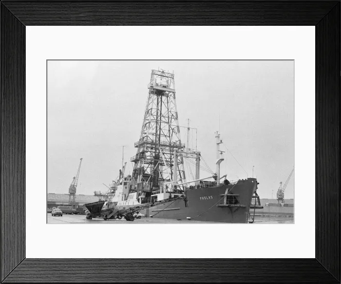Framed Print : The Coe Metcalf drill survey ship Pholas seen here docked in Hull. 9th March 1984 Framed Print : The Coe Metcalf drill survey ship Pholas seen here docked in Hull. 9th March 1984