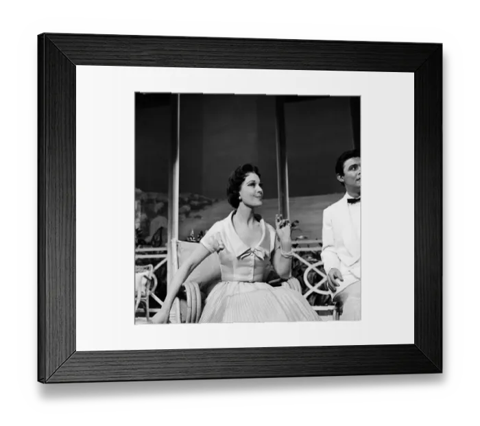 Framed Print : Vivien Leigh during rehearsals for the play South Sea Bubble, by Noel Coward