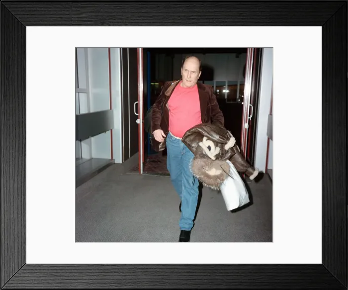 Framed Print : American actor Robert Duvall leaving Heathrow Airport for New York on Concorde Framed Print : American actor Robert Duvall leaving Heathrow Airport for New York on Concorde
