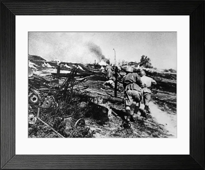 Framed Print : The Battle of Stalingrad (23 August 1942 e 2 February 1943