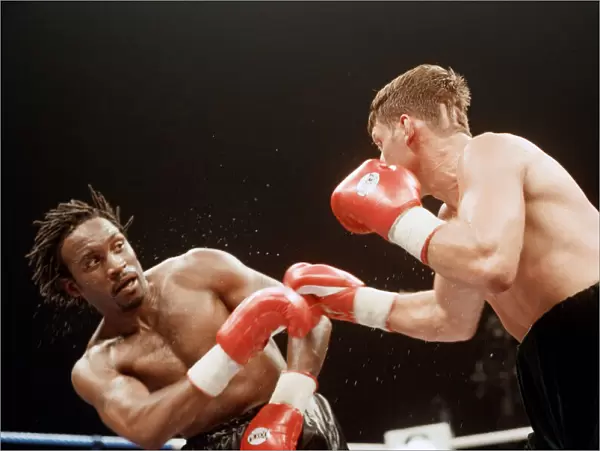 WBC super-middleweight title, Nigel Benn vs Vincenzo Nardiello. London Arena, England