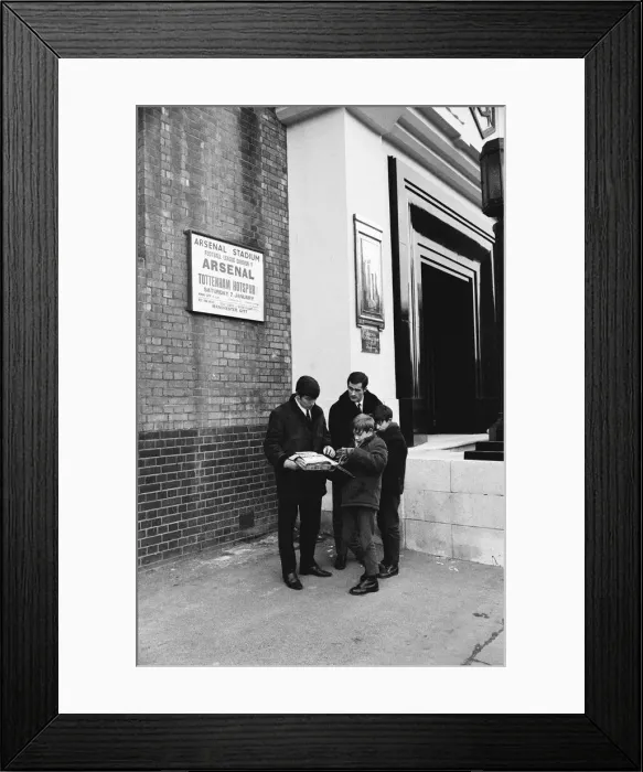Framed Print : Former teammates, Terry Venables & George Graham, will be playing opposite each other Framed Print : Former teammates, Terry Venables & George Graham, will be playing opposite each other