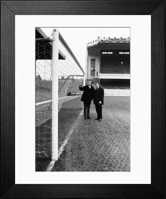 Framed Print : Former teammates, Terry Venables & George Graham, will be playing opposite each other Framed Print : Former teammates, Terry Venables & George Graham, will be playing opposite each other