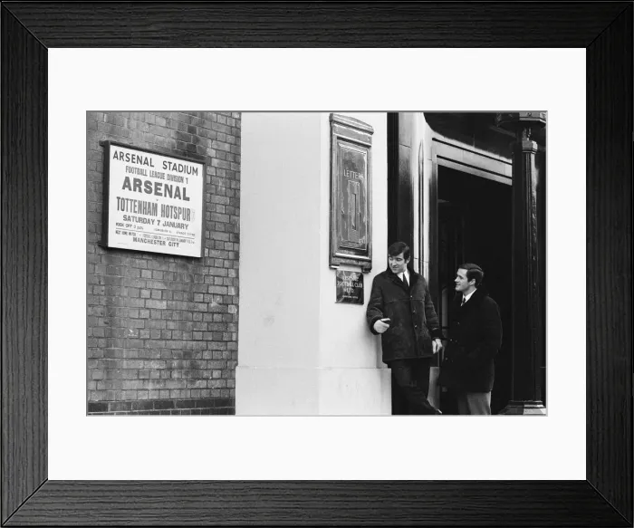 Framed Print : Former teammates, Terry Venables & George Graham, will be playing opposite each other Framed Print : Former teammates, Terry Venables & George Graham, will be playing opposite each other