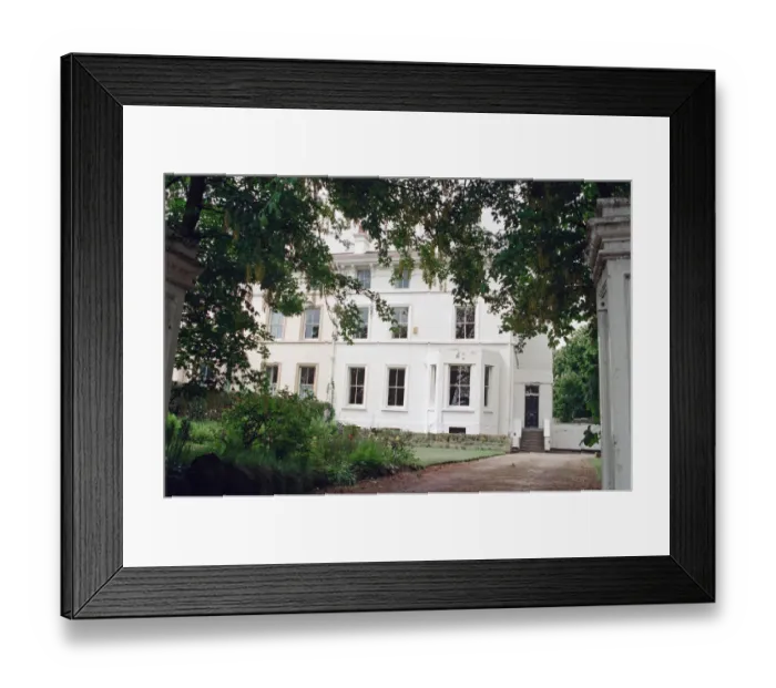 Framed Print : Exterior view of Battlecrease House, the late 19th century home of James Framed Print : Exterior view of Battlecrease House, the late 19th century home of James