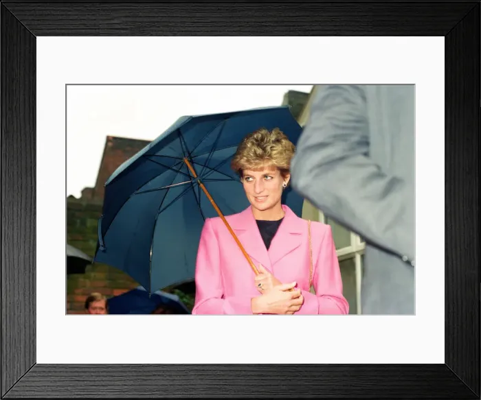 Framed Print : HRH The Princess of Wales at Edwards Trust in Edgbaston