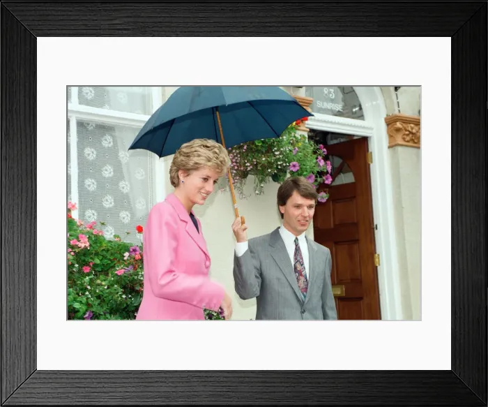 Framed Print : HRH The Princess of Wales at Edwards Trust in Edgbaston