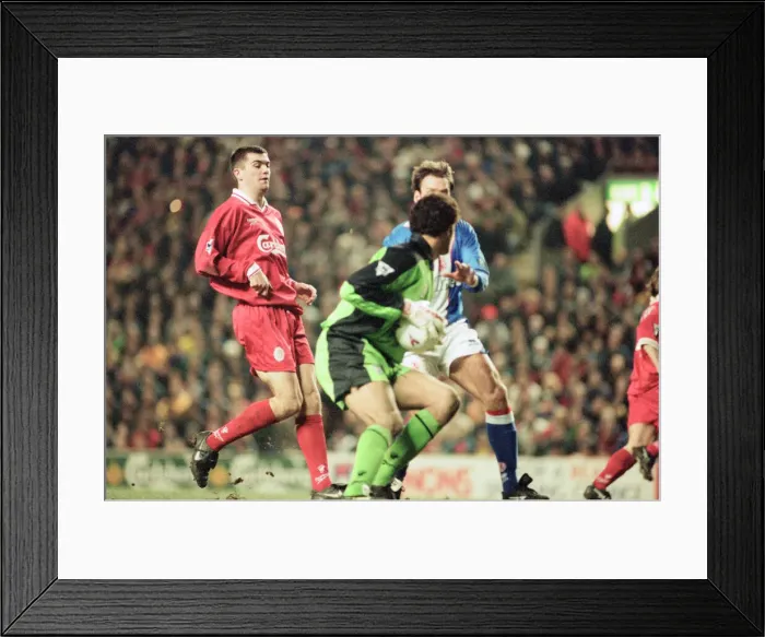 Framed Print : Liverpool 2-1 Middlesbrough, League Cup semi final 1st leg match at Anfield