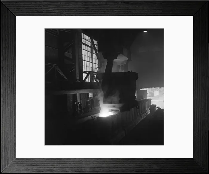 Framed Print : Port Talbot steel works. West Glamorgan, Wales. 30th April 1965 Framed Print : Port Talbot steel works. West Glamorgan, Wales. 30th April 1965