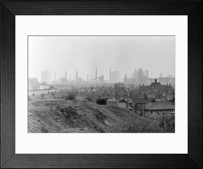 Framed Print : Port Talbot steel works. West Glamorgan, Wales. 30th April 1965 Framed Print : Port Talbot steel works. West Glamorgan, Wales. 30th April 1965