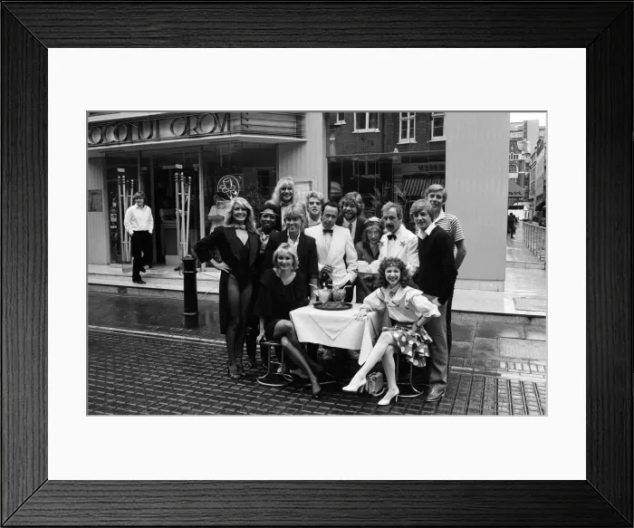 Framed Print : Celebrities, including Andrew Sachs, Matthew Kelly, Henry Kelly, Bonnie Langford