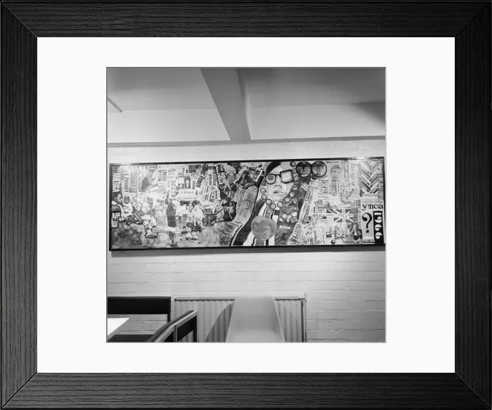 Framed Print : Murial by artist Jean Fairclough from Bolton, aged 24 years old Framed Print : Murial by artist Jean Fairclough from Bolton, aged 24 years old