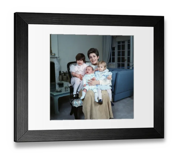 Framed Print : Sharon Osbourne is pictured with her three children, Aimee, Kelly and Jack. Circa 1986 Framed Print : Sharon Osbourne is pictured with her three children, Aimee, Kelly and Jack. Circa 1986