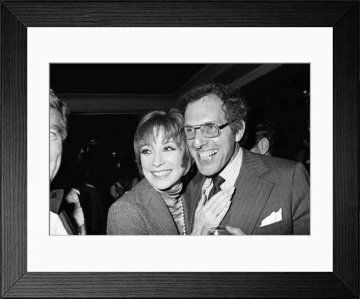 Framed Print : Shirley MacLaine at the White Elephant club in Westminster for a party to celebrate her