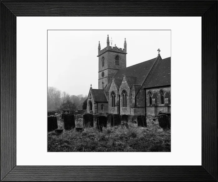 Framed Print : St Martins Church in Bladon, Oxfordshire. Burial place of members of the Churchill Framed Print : St Martins Church in Bladon, Oxfordshire. Burial place of members of the Churchill