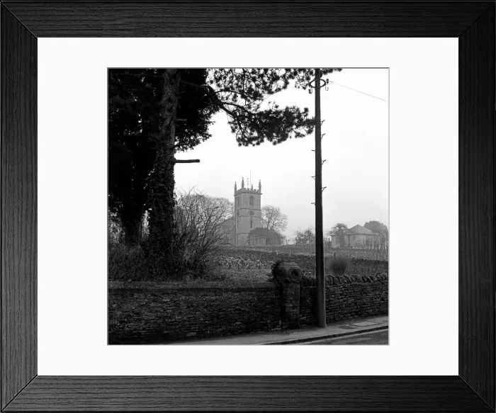 Framed Print : St Martins Church in Bladon, Oxfordshire. Burial place of members of the Churchill Framed Print : St Martins Church in Bladon, Oxfordshire. Burial place of members of the Churchill