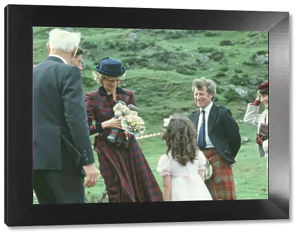 Princess Diana and Prince Charles visits Stornaway, on the Isle of Lewis