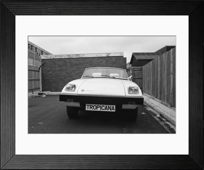 Framed Print : Picture shows one of the electric cars at the G. D. Mountfield factory in Maidenhead Framed Print : Picture shows one of the electric cars at the G. D. Mountfield factory in Maidenhead