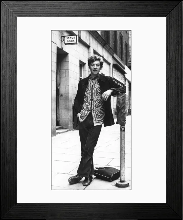 Framed Print : Ian McKellen, pictured in Newcastle where he is a member of The Actors Company Framed Print : Ian McKellen, pictured in Newcastle where he is a member of The Actors Company